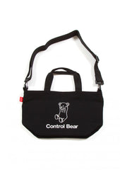 Control Bear 2WAY Tote Bag (Black)